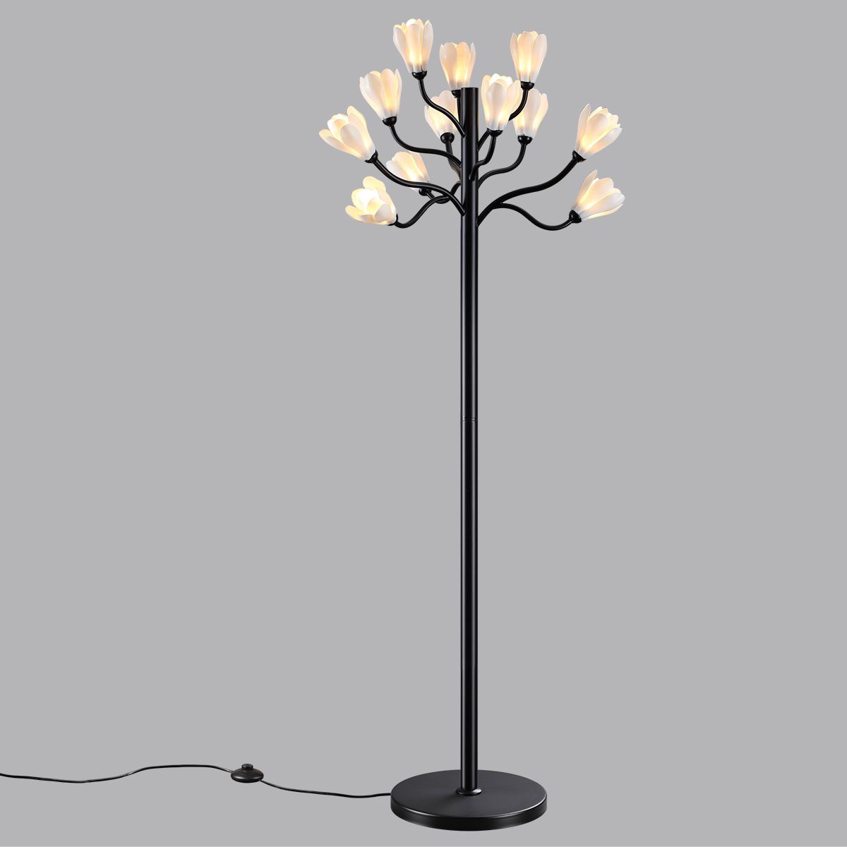 Торшер декоративный в виде цветов Odeon Light GARDI 5090/12F